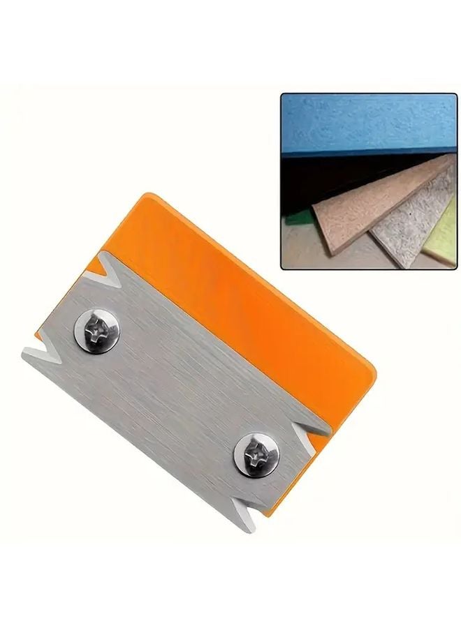 Orange Manual Edge Banding Trimmer Planer Tool With 4 Angles And Three Blades - Image 4